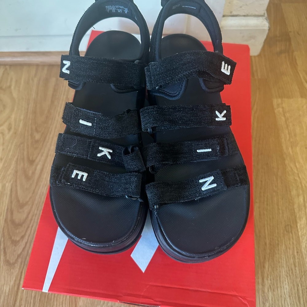 Nike Icon Classic Platform Sandals Size 9 - Picture 4 of 8